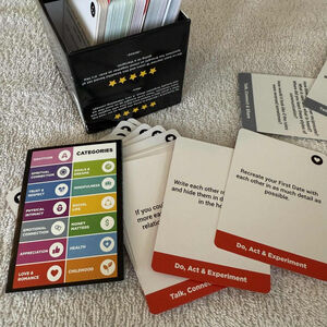 Life Sutra Couple Reconnect Card Game Black Red